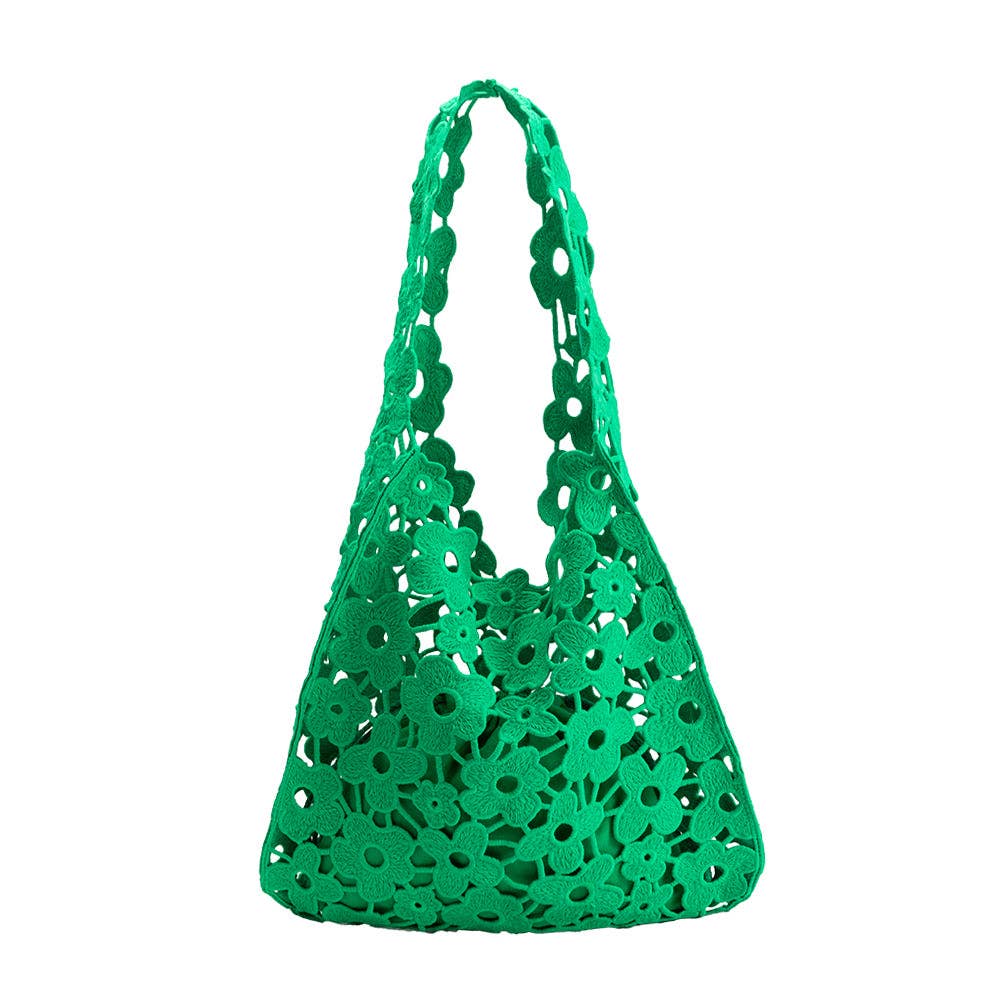 Aster Watermelon Floral Shoulder Bag