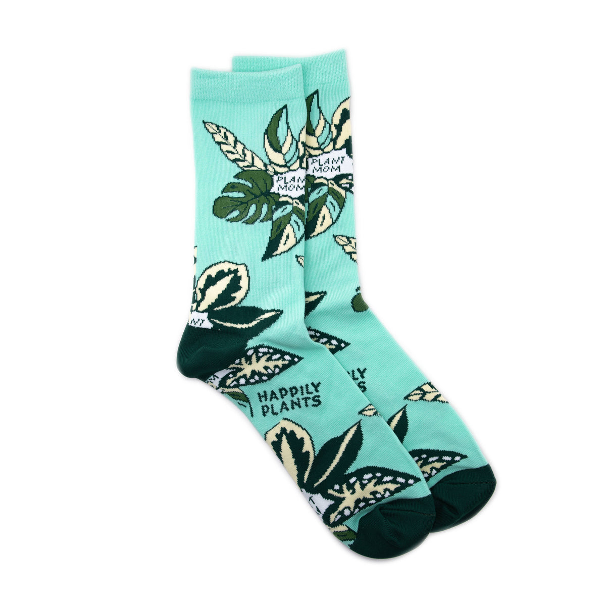 Plant Lover Cotton Crew Socks, Plant Gifts