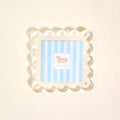 Square Scalloped Acrylic Picture Frame–Clear