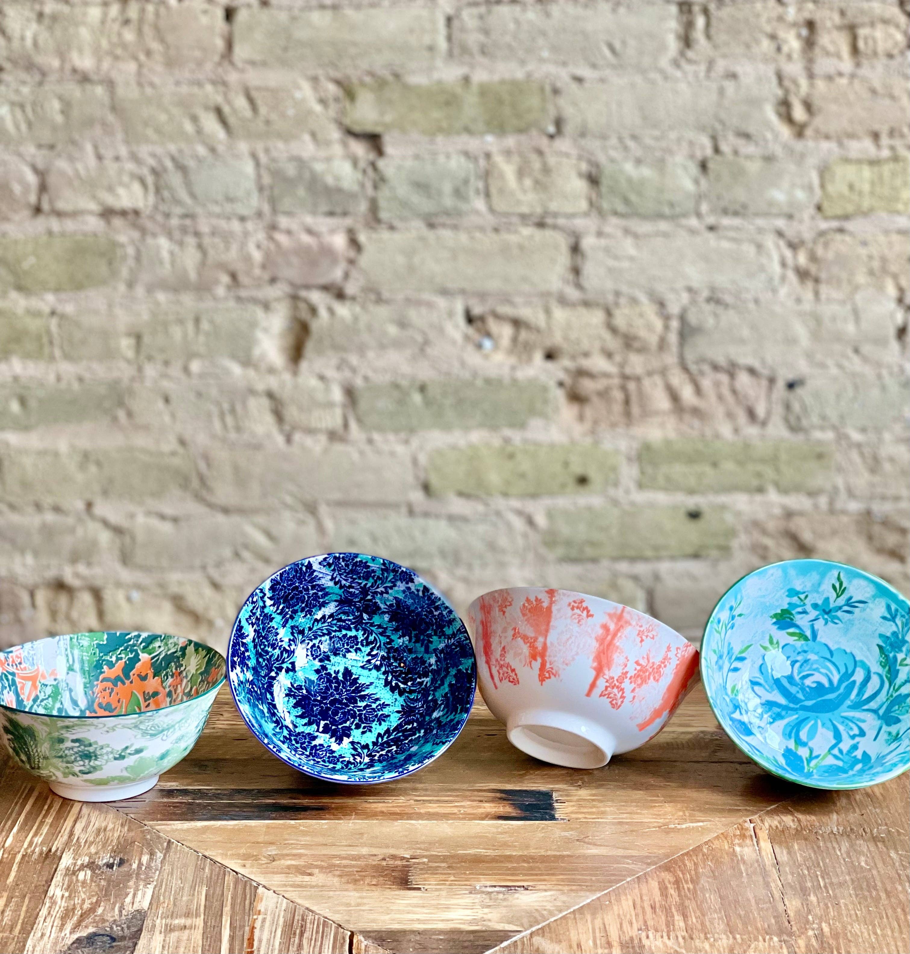 Patina Vie European Cereal Bowls - 4 colors