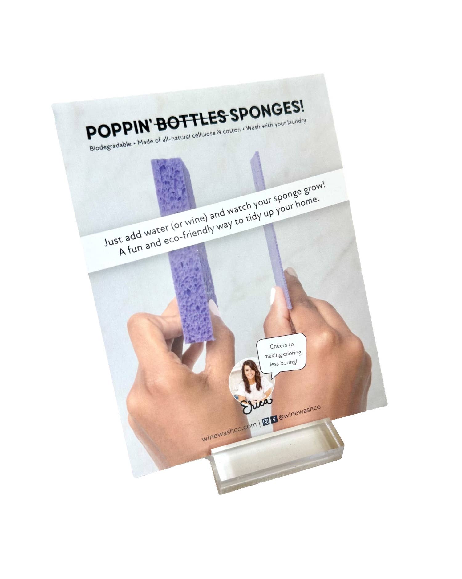 Biodegradable Pop-Up Sponge Set - Will Scrub for Bubbles
