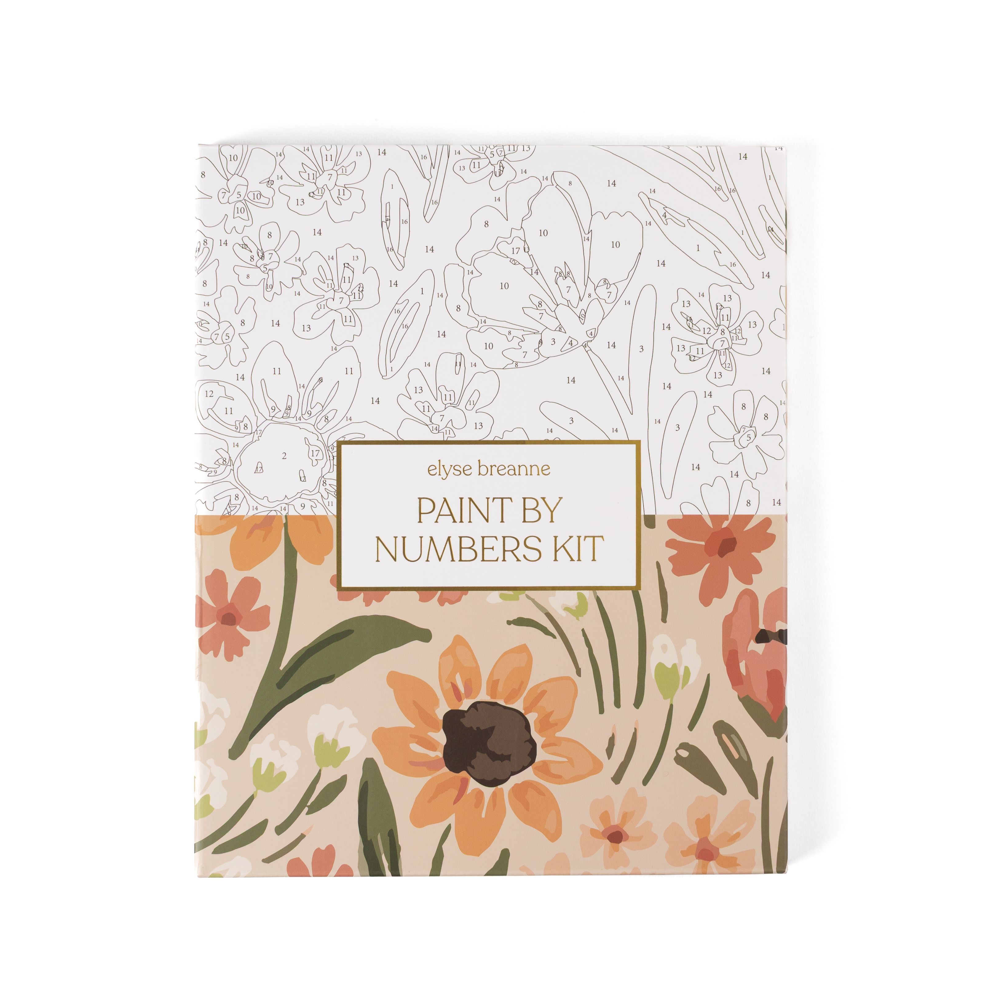 Floral Paint By Number Kit