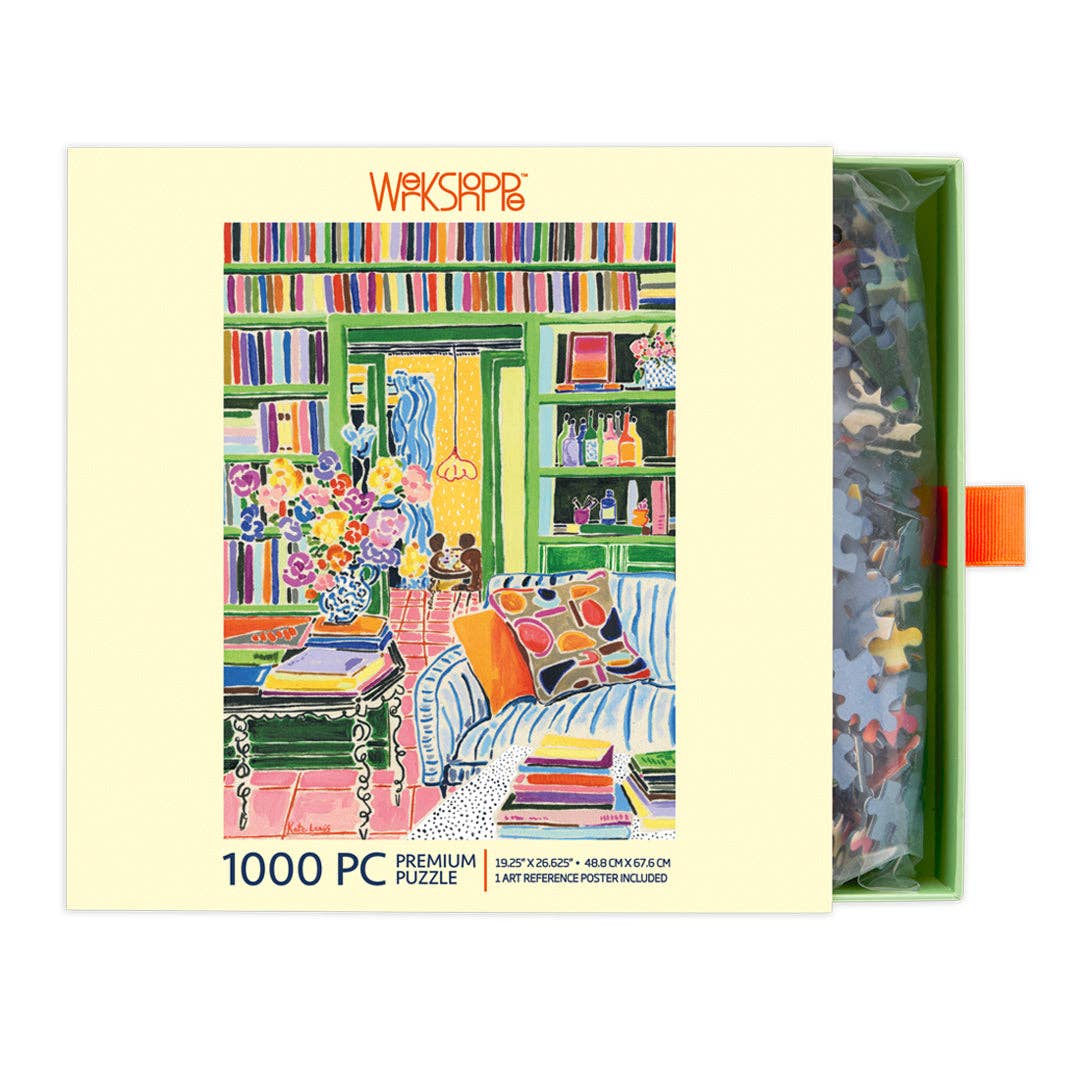 Books & Bouquets 1000 Piece Puzzle, Gift for Her
