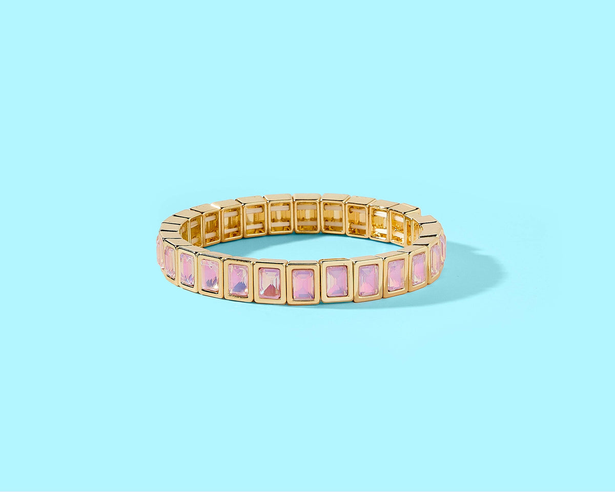 Enamel Stretch Bracelet - Assorted Styles - Love