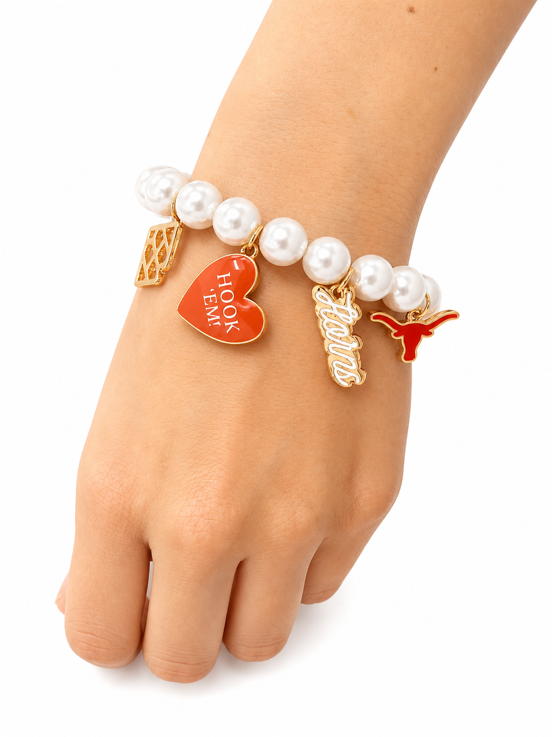 Texas Pearl Charm Bracelet