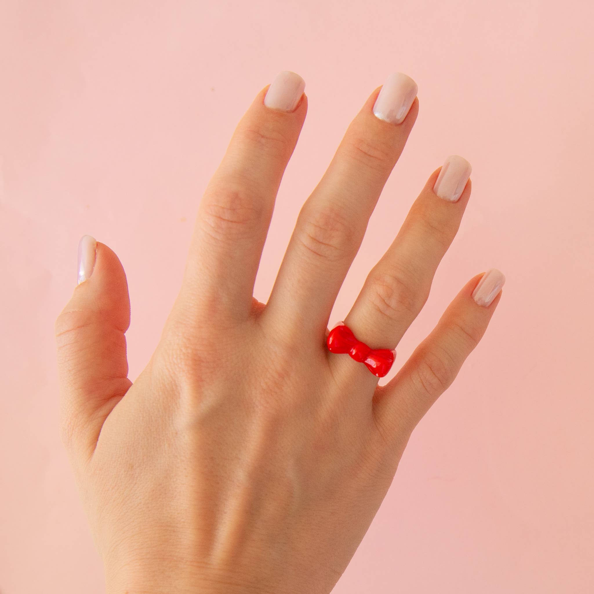 Kitsch Bow Ring | Red