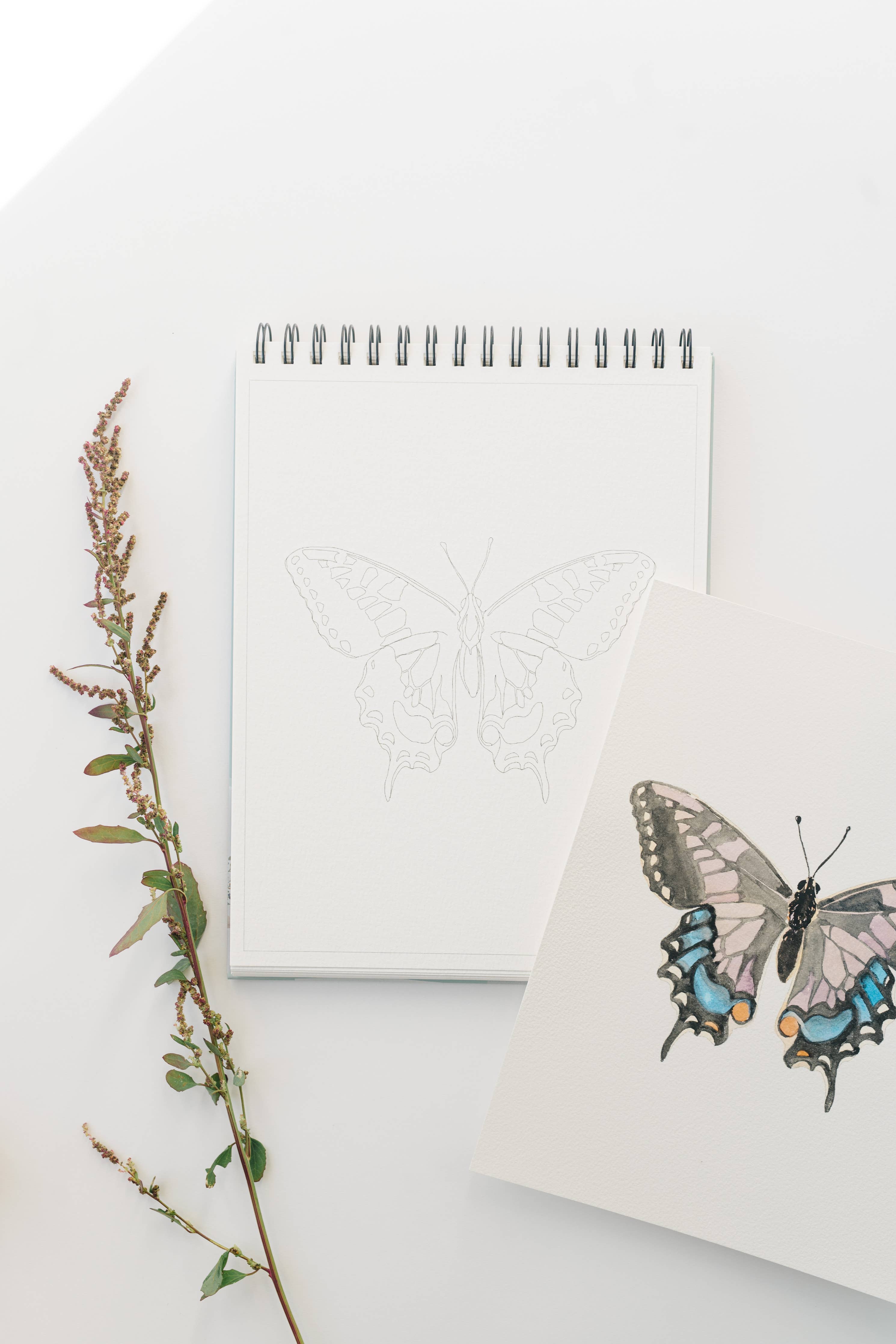 Country Life Watercoloring Book
