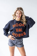 Texas Perkins Chenille Cropped Longsleeve