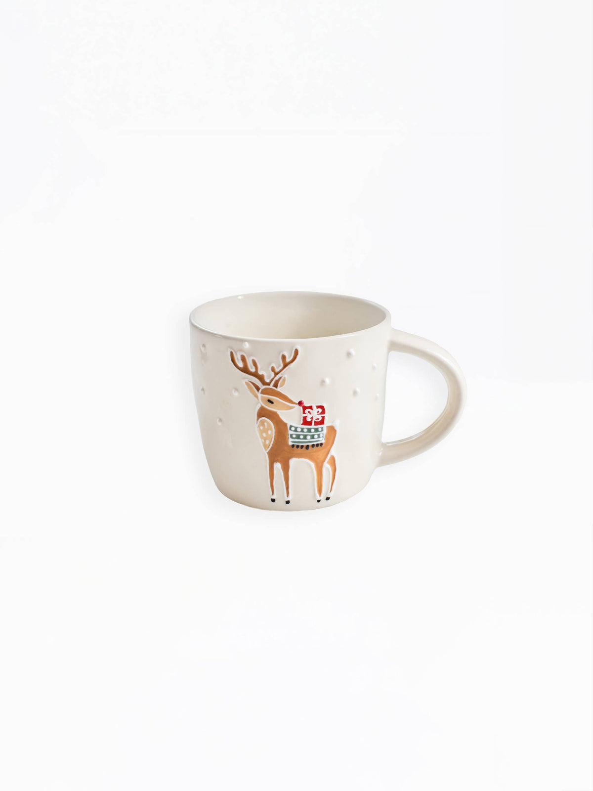 Sculpted Mug | Winter Whimsy Reindeer
