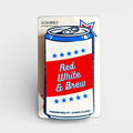 Beer Scrubbly - Patriotic Red