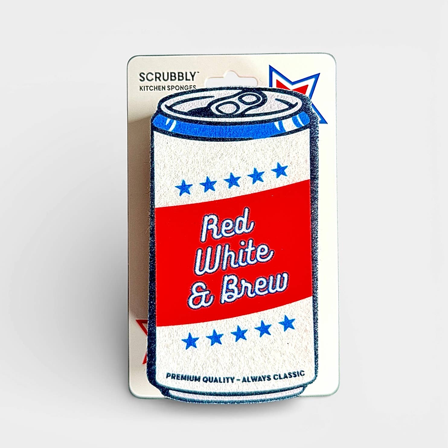 Beer Scrubbly - Patriotic Red