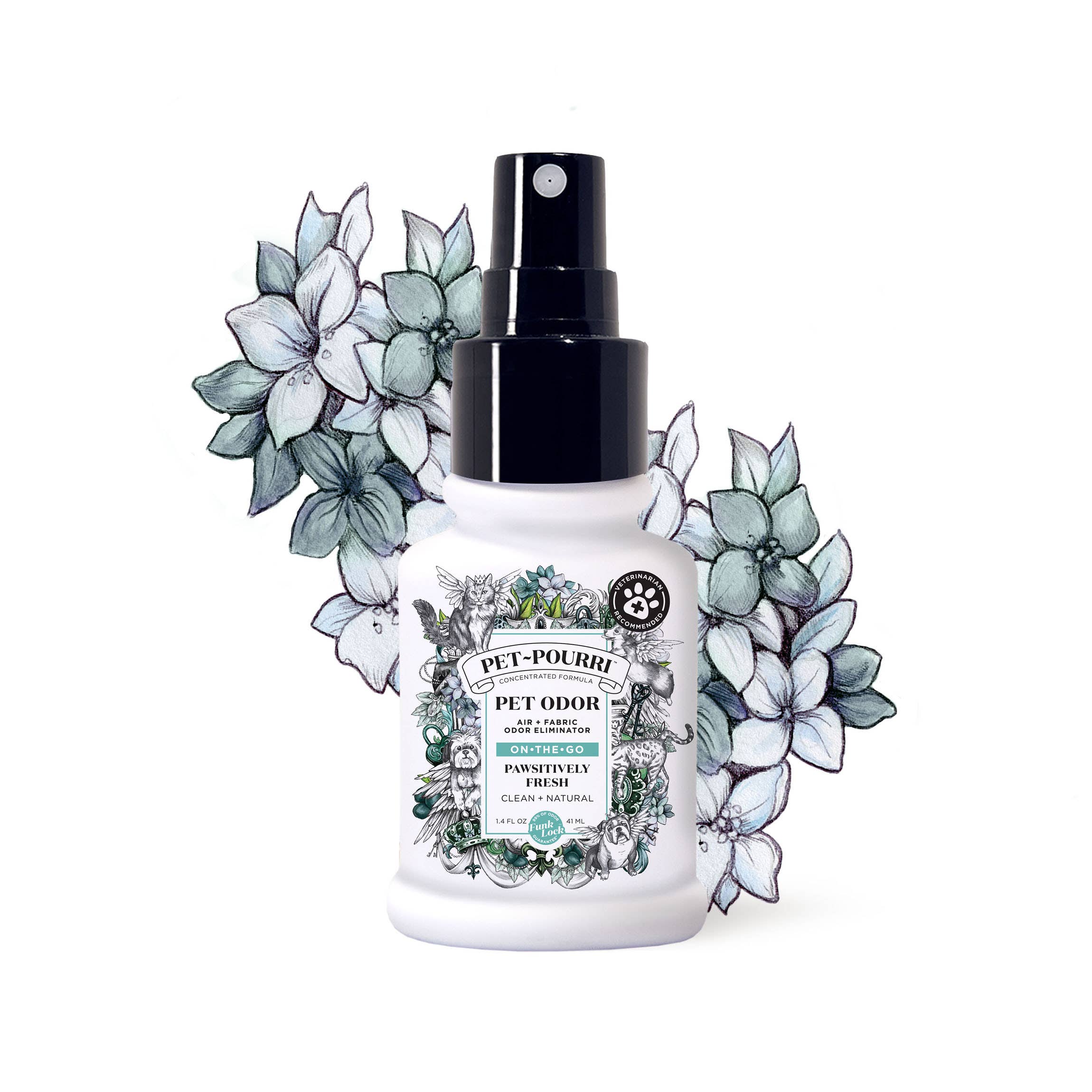 Pet~Pourri Pawsitively Fresh Air+Fabric Odor Refresher 1.4oz