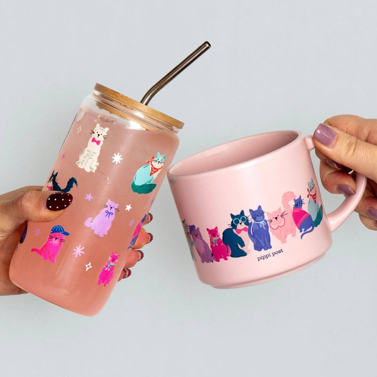 Cool Cats Large Ceramic Mug