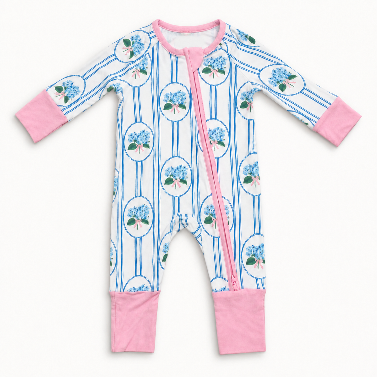 Hydrangea Bamboo Pajama Jumper