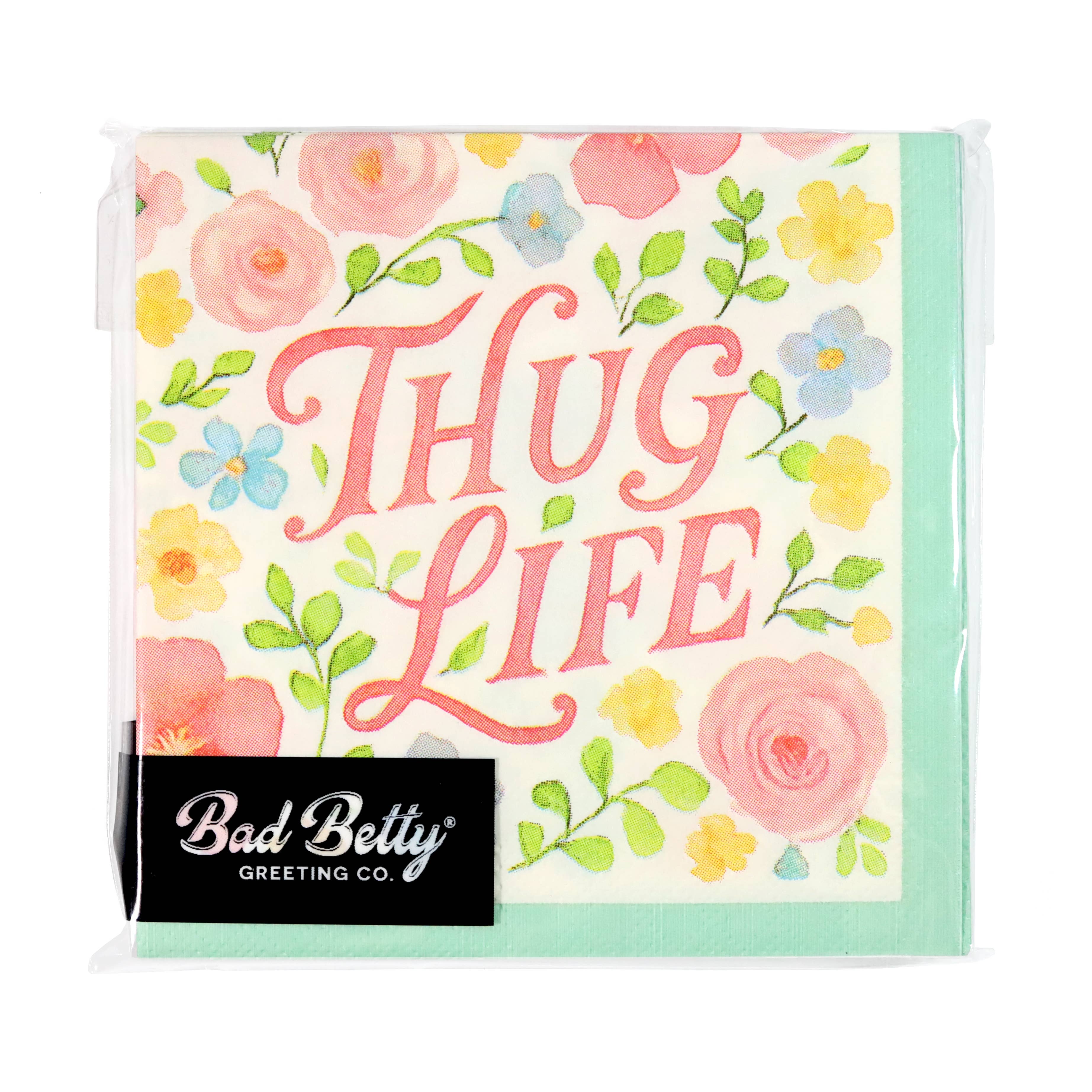 Thug Life - Funny Granny Cocktail Napkins