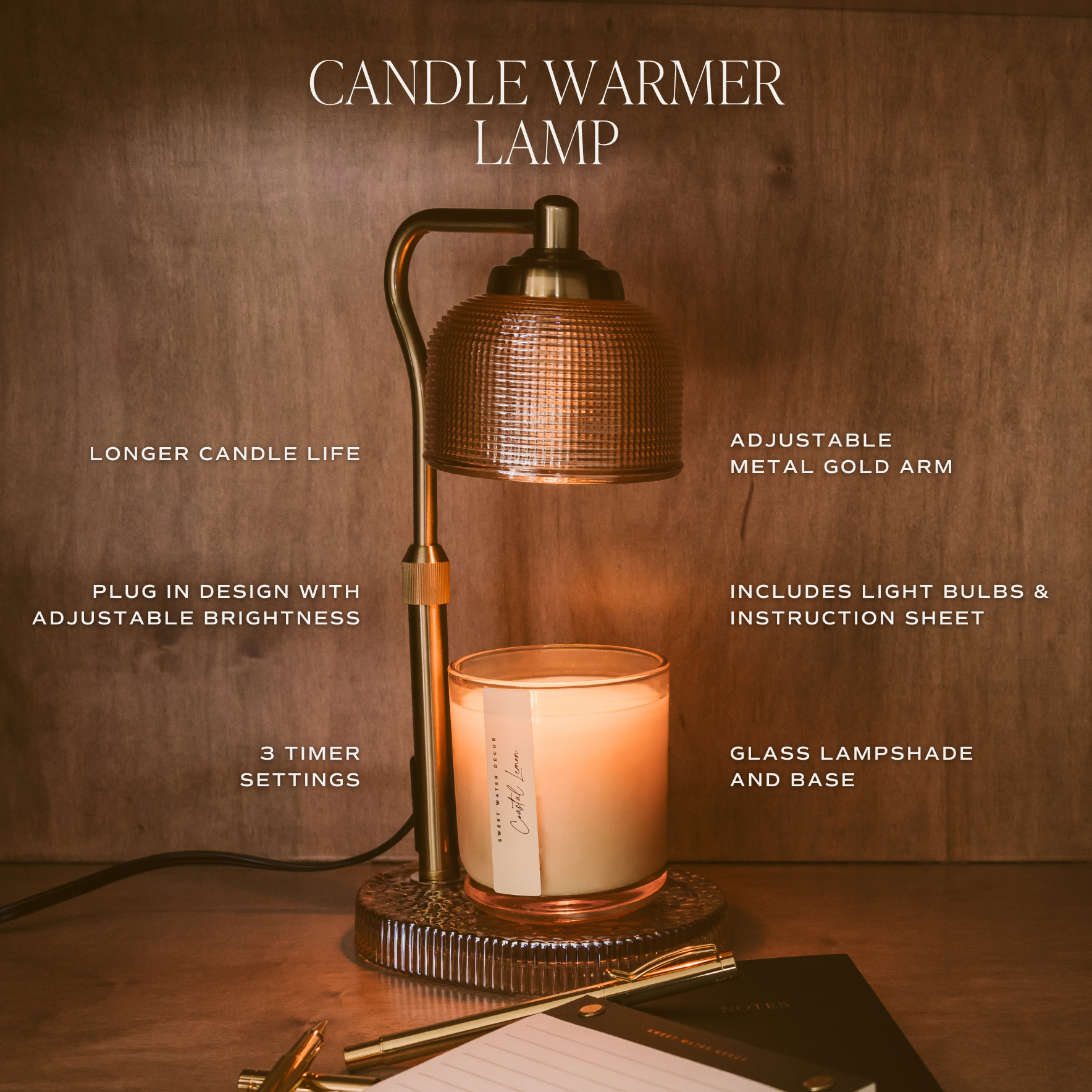 Elegant Lamp Candle Warmer