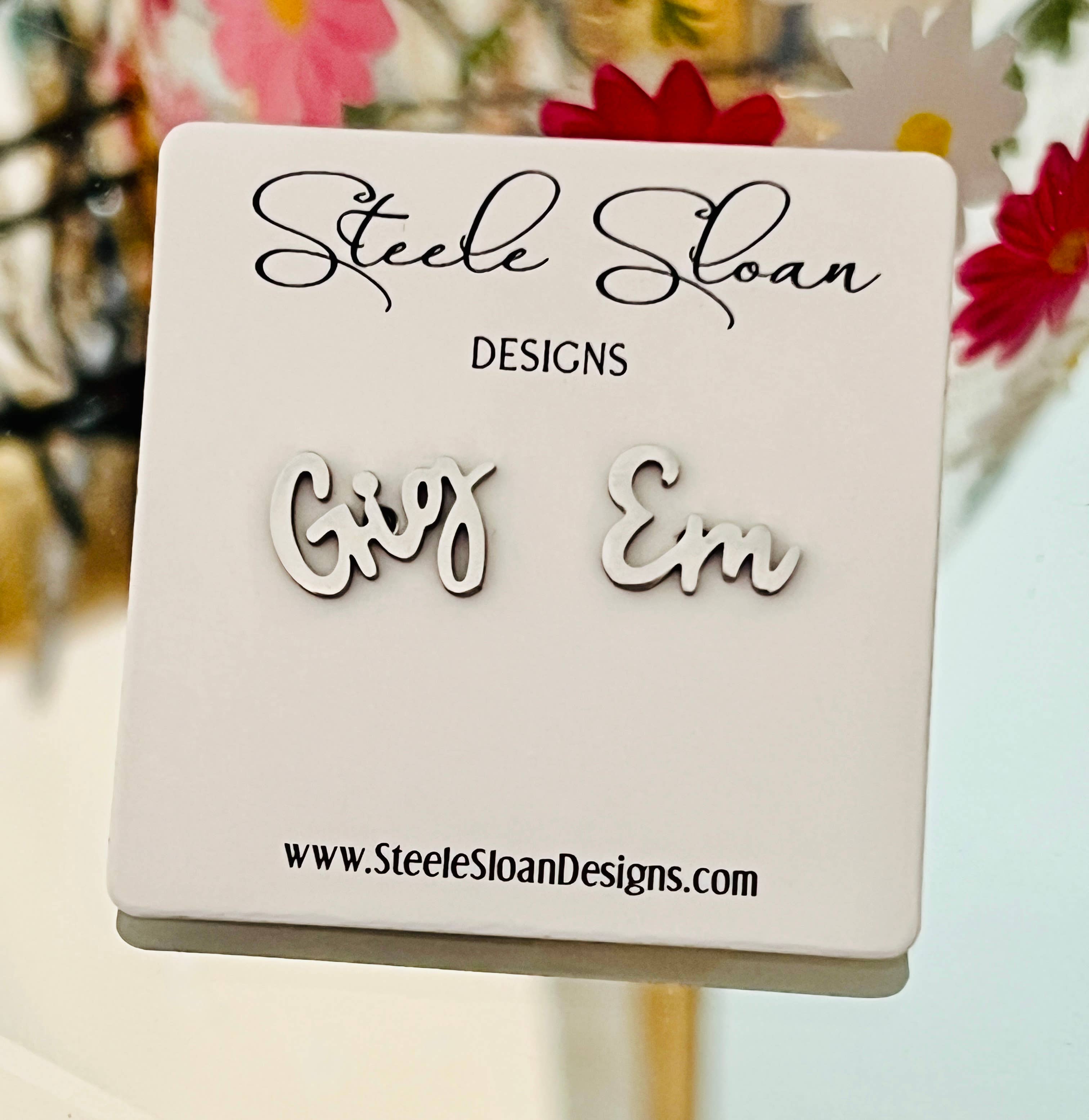 Gig Em Aggies Earrings - Texas A&M Gifts and Aggies Gameday