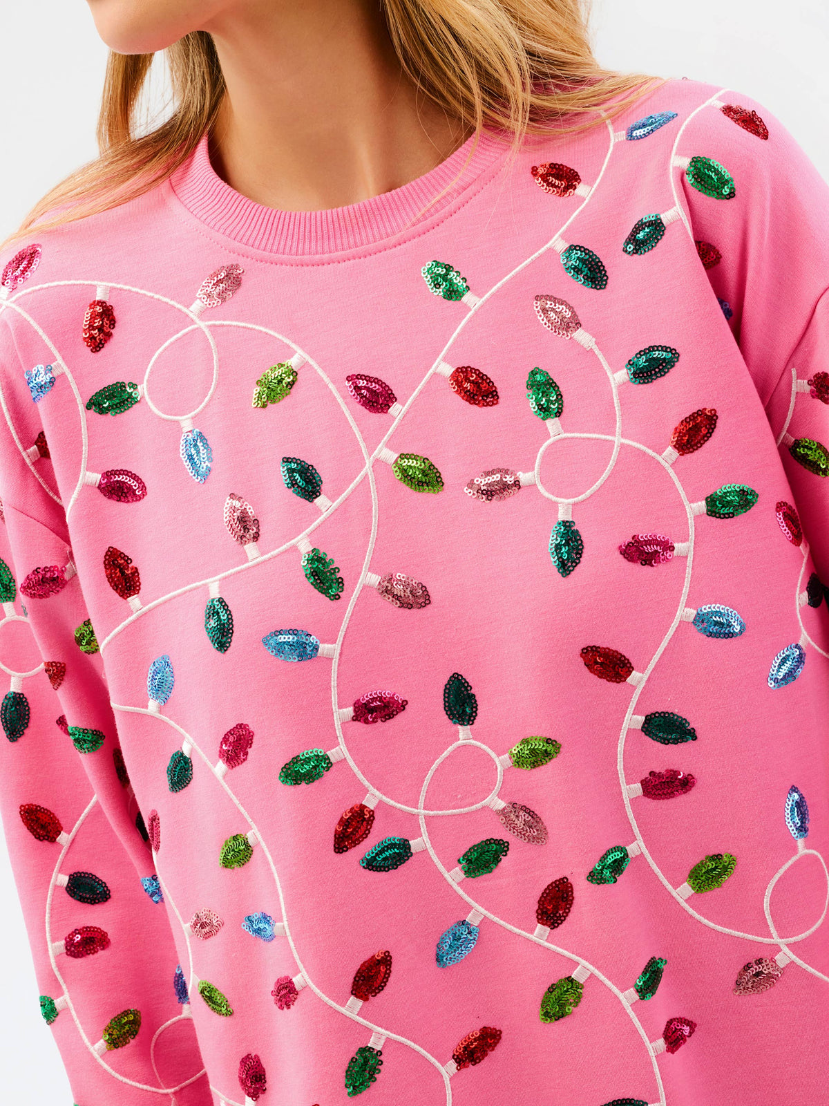 Sarah Sweatshirt | Pink Lights