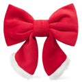 Santa Paws Lady Dog Bow by The Foggy Dog