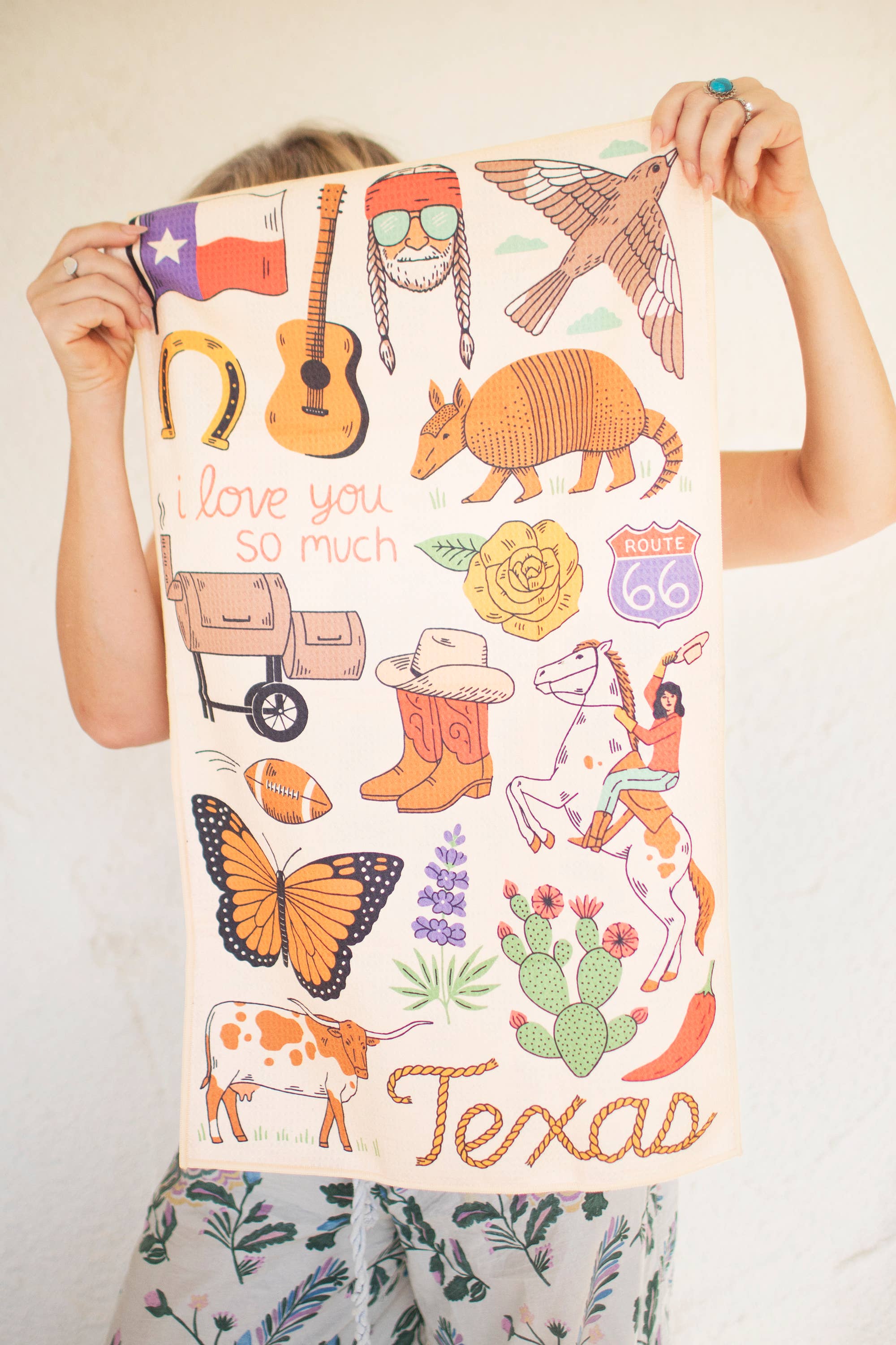Kitchen Tea Towel Quick Dry | Texas