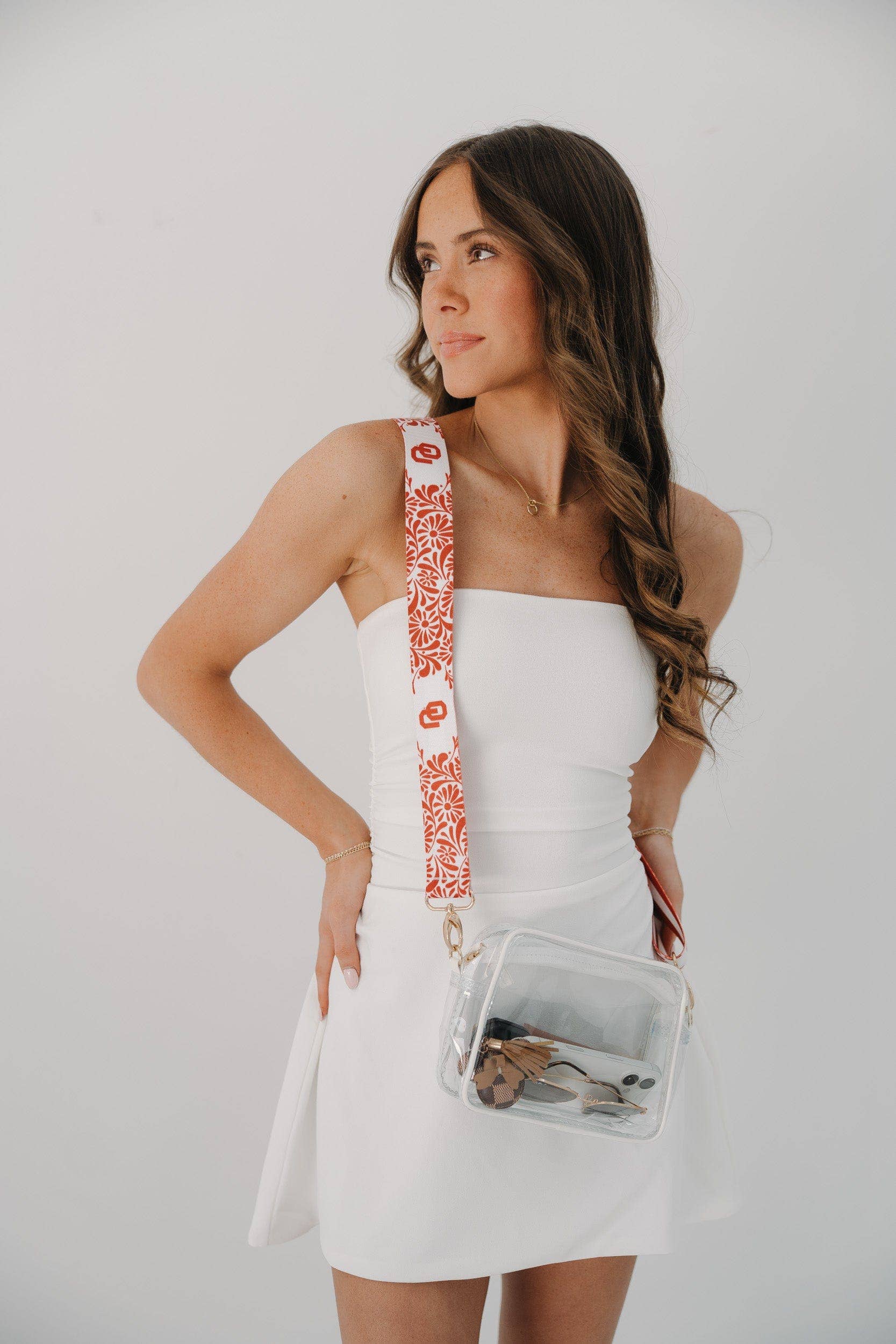 Oklahoma Sooners Floral Purse Strap – 1.5"