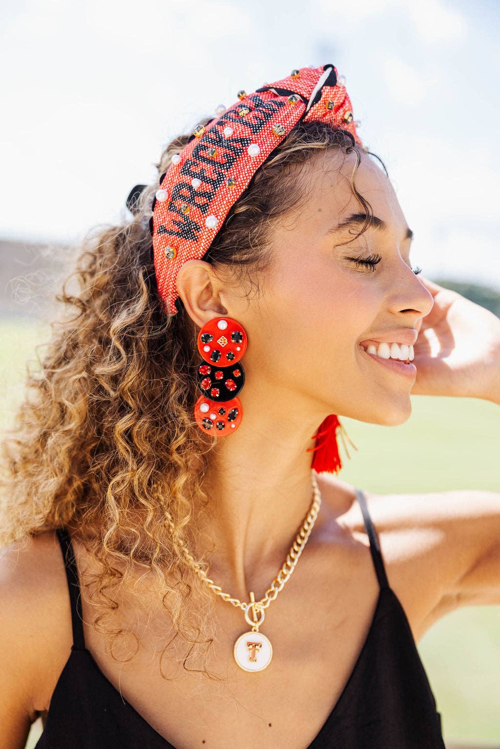 Texas Tech Logo  Necklace
