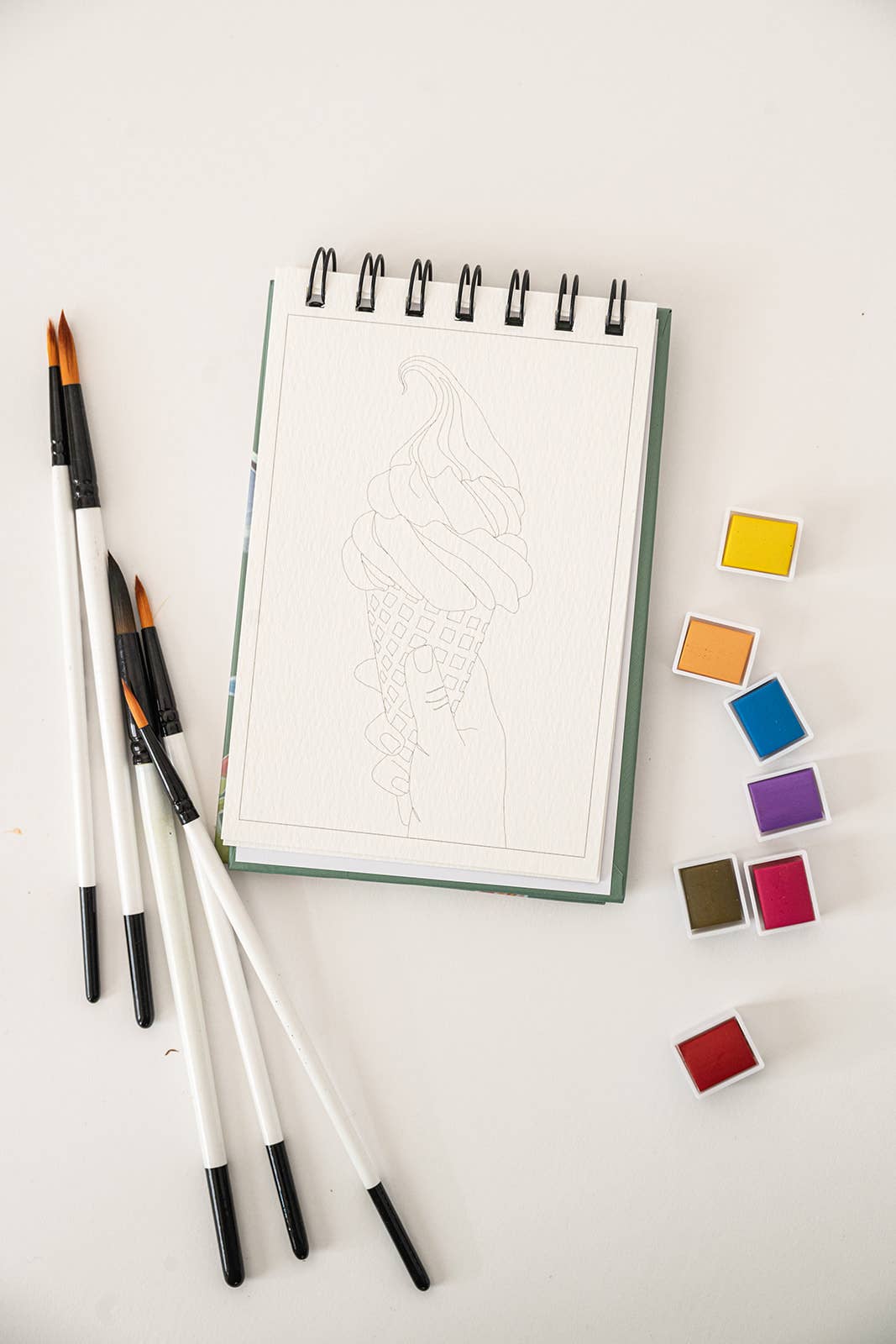 A Little Bit of Summer - Mini Watercoloring Book