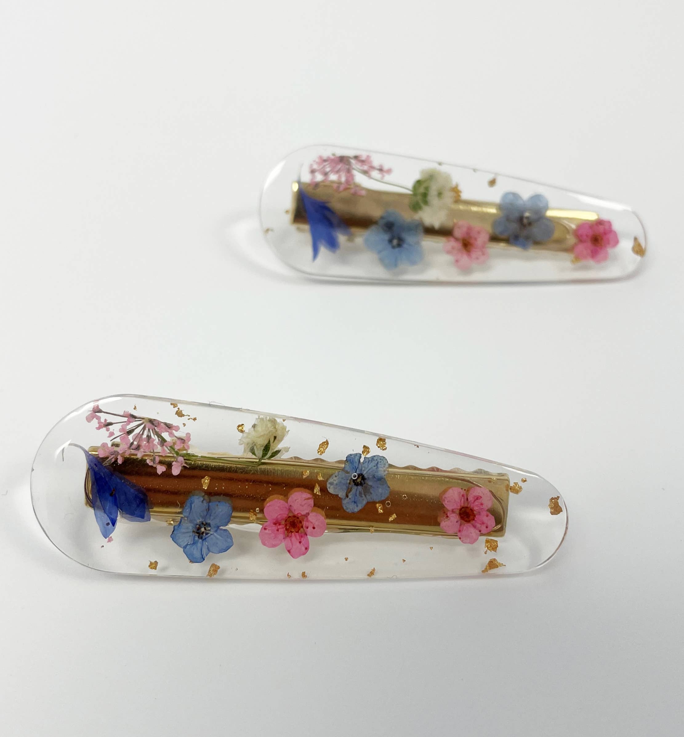 Flower Hair Clip - Real Pressed Flowers