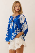 Floral Print Blouse