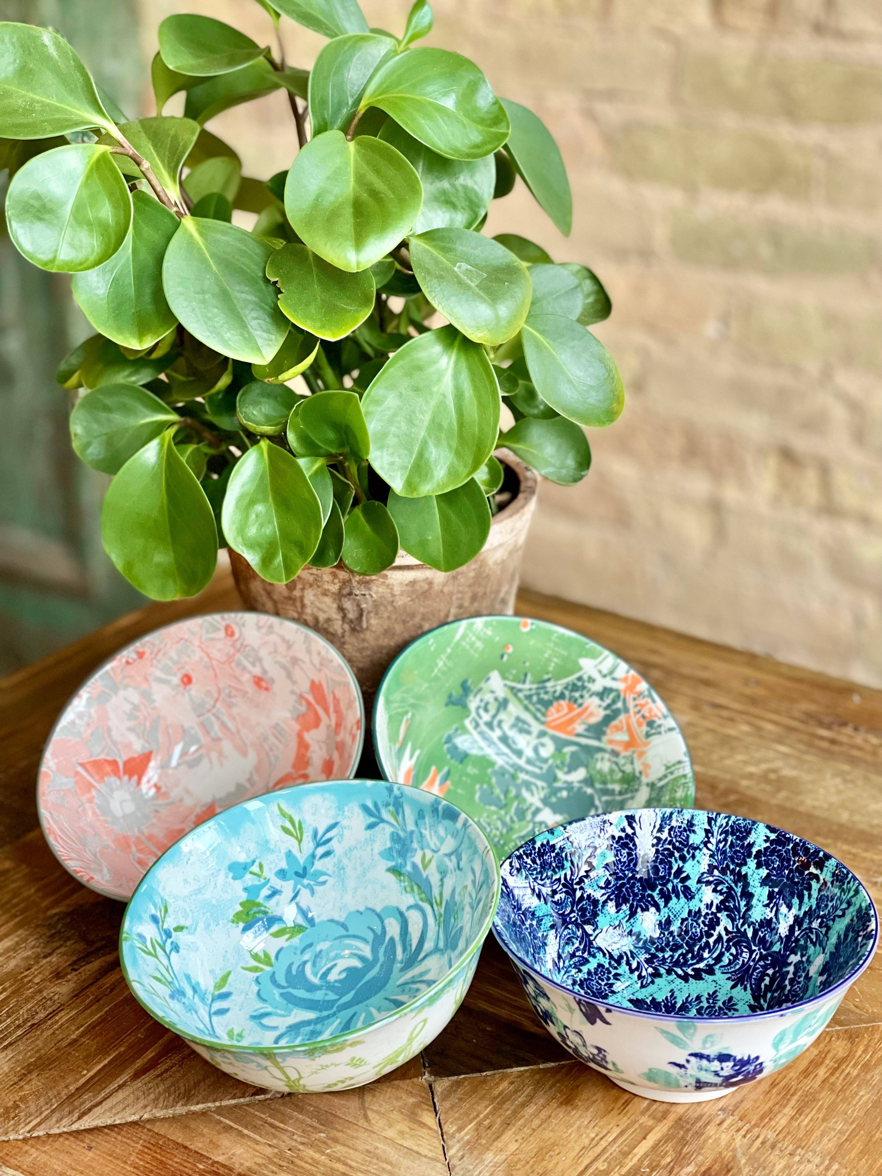 Patina Vie European Cereal Bowls - 4 colors