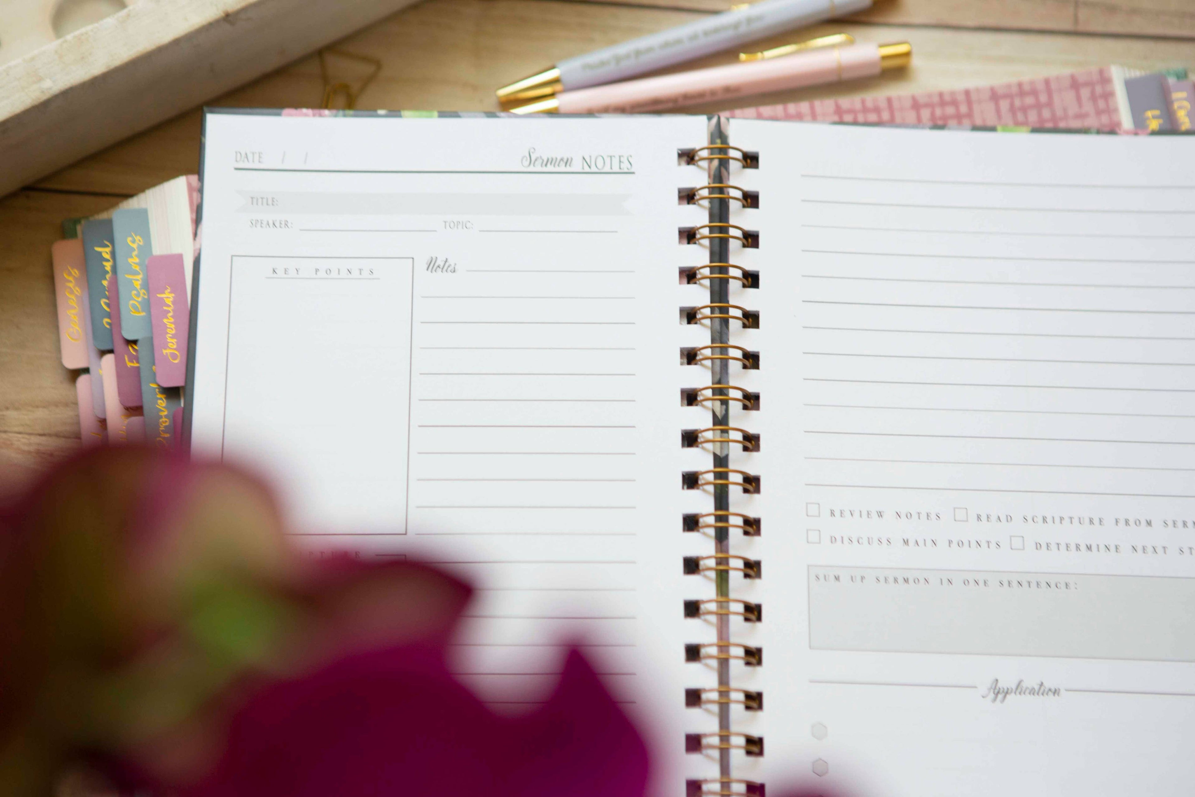 Sermon Notes Journal | Sermon Notebook