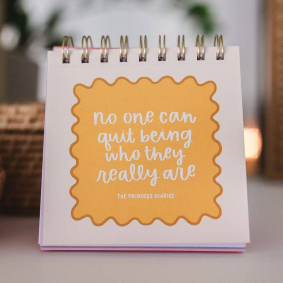 52 Weeks of Rom Com Quotes Desk Flip Calendar