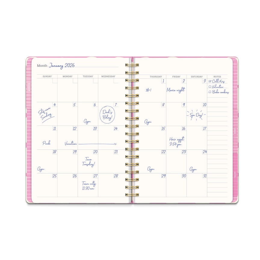 Darling Dots Undated Tri-Tab Planner