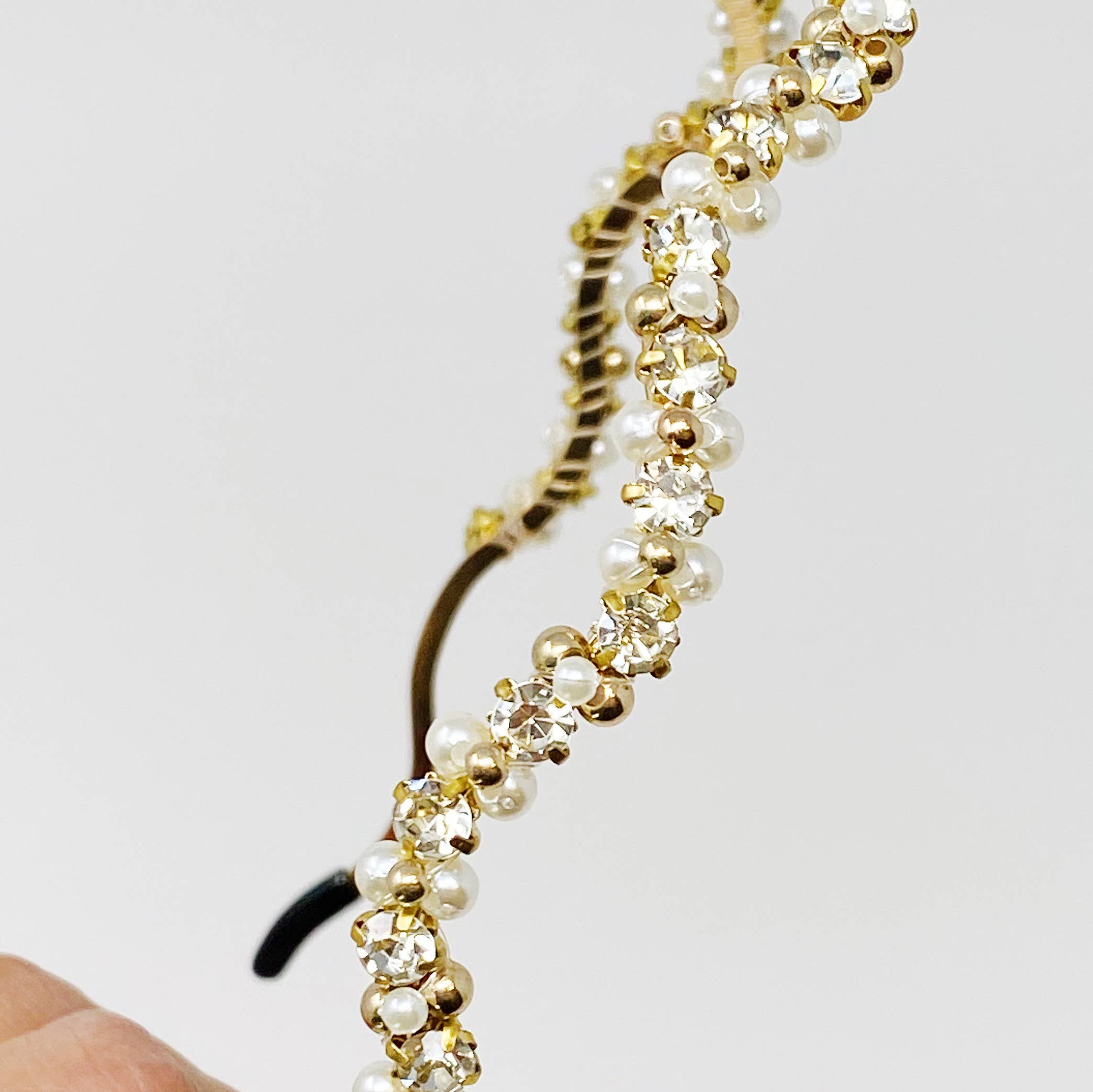 Pearl & Crystal Headband
