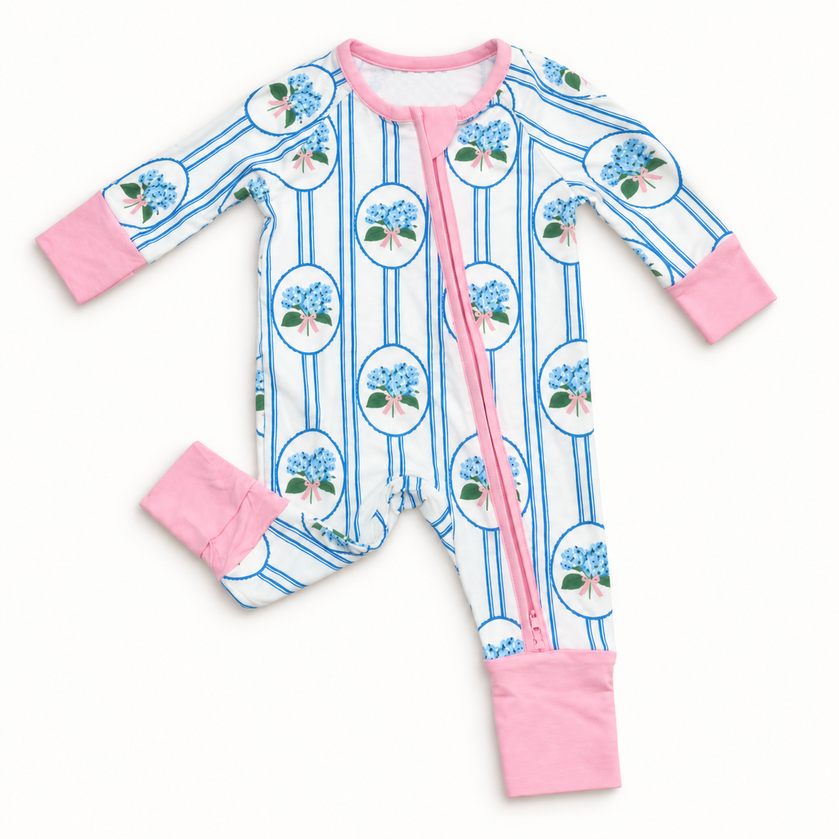 Hydrangea Bamboo Pajama Jumper