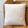 Texas Embroidered Pillow    16x16