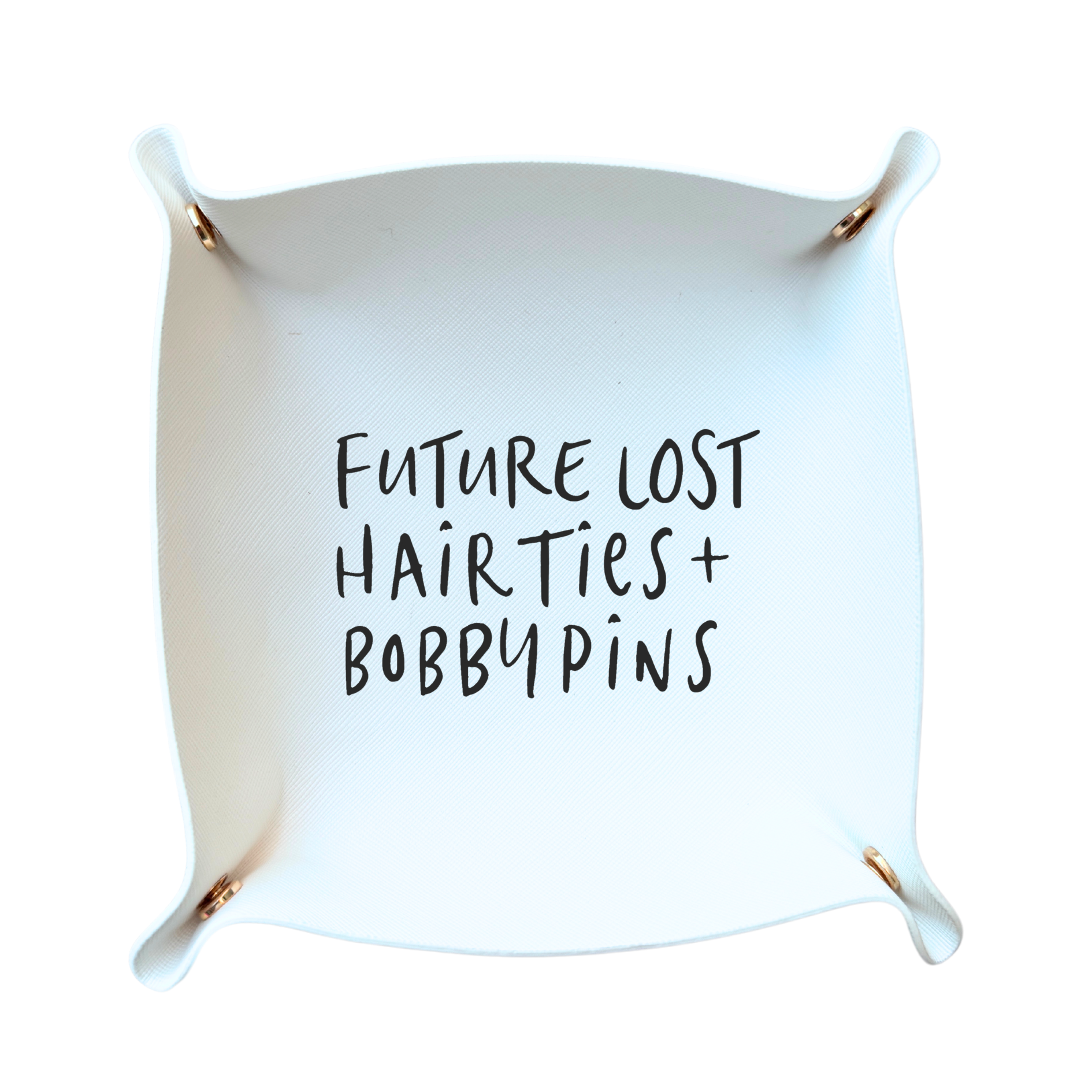 Funny trinket tray | Future Lost Hair Ties