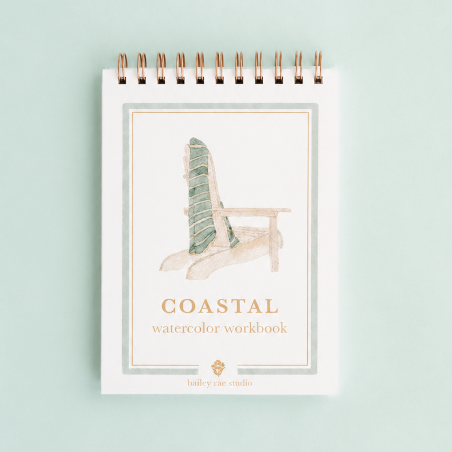 Coastal watercolor workbook