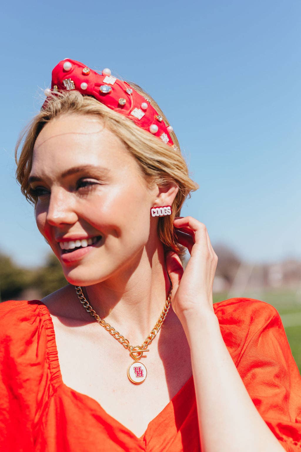 University of Houston Logo Necklace
