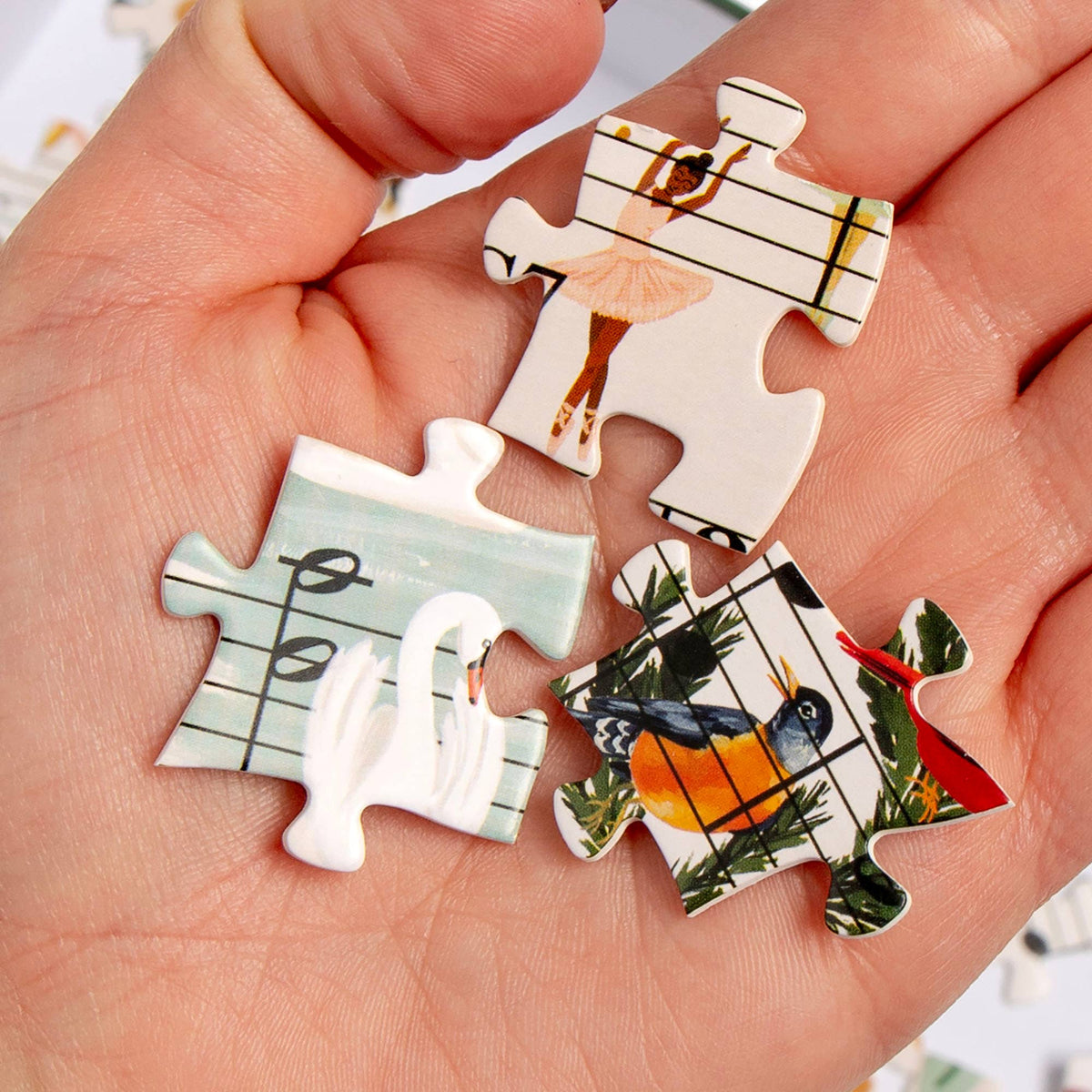 12 Days of Christmas Music - 500 Piece Jigsaw Puzzle