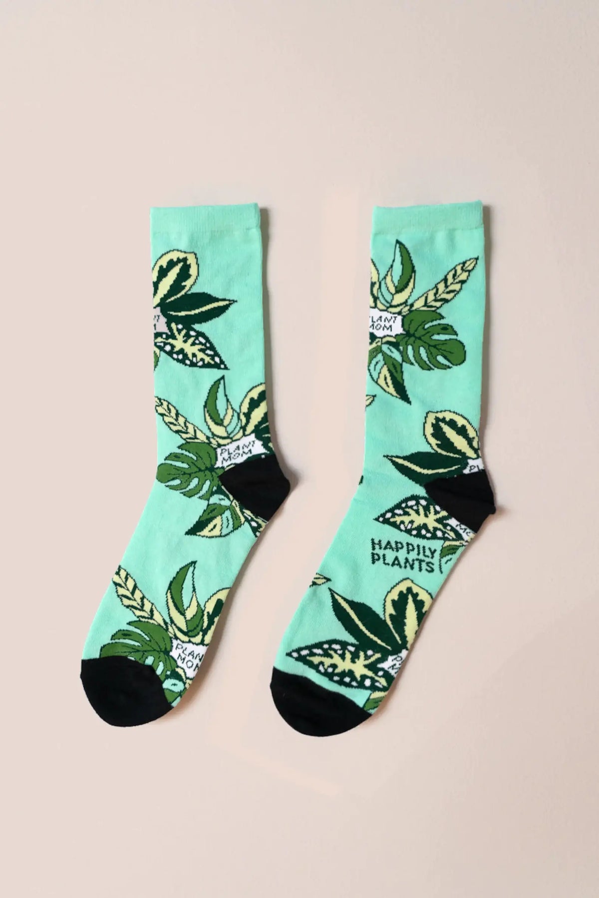 Plant Lover Cotton Crew Socks, Plant Gifts