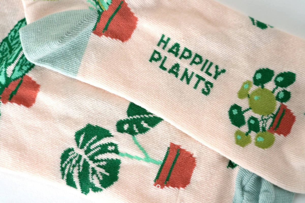 Plant Lover Cotton Crew Socks
