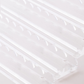 20" Clear Acrylic Scalloped Mahjong Rack & Pushers