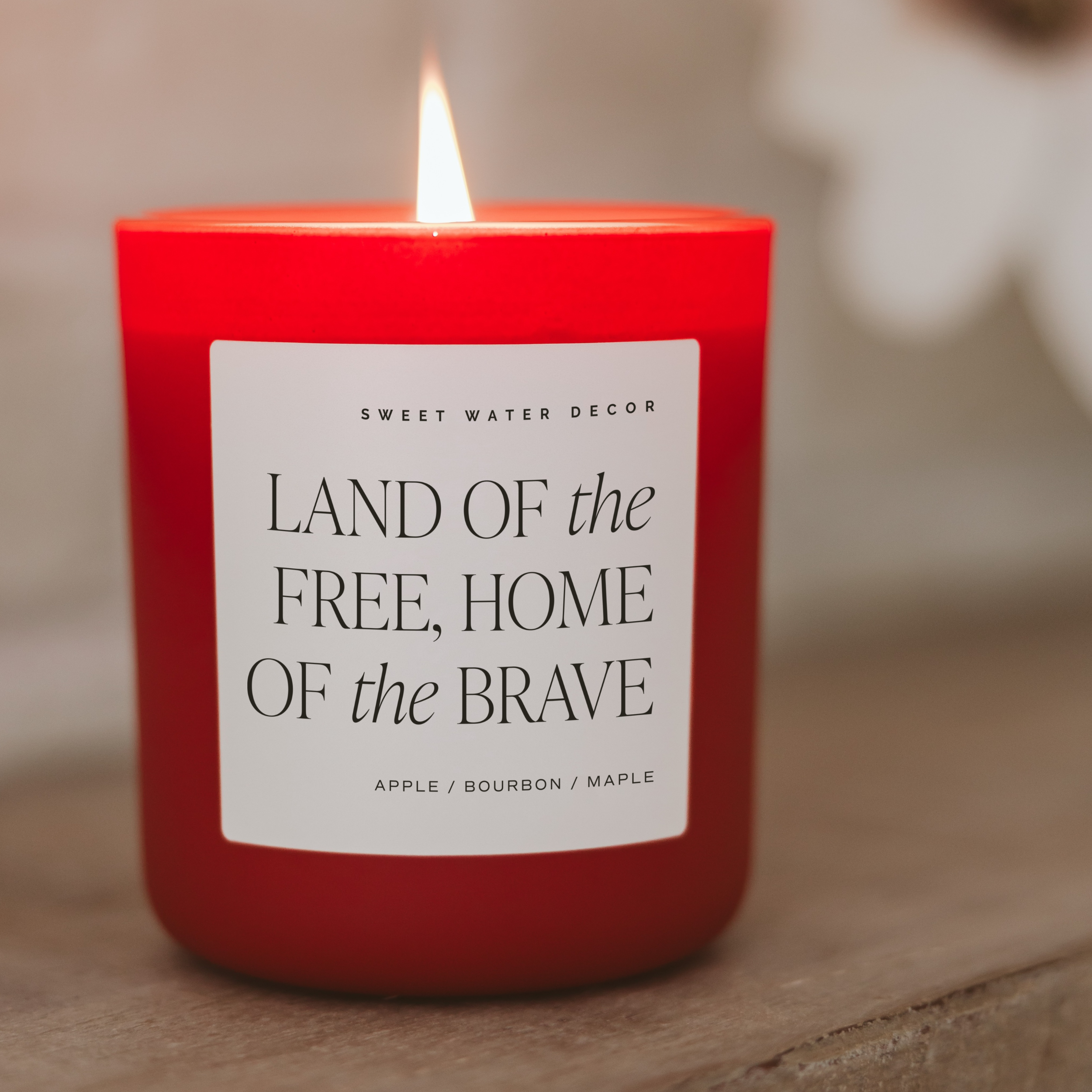 Land of the Free, Home of the Brave 15 oz Soy Candle