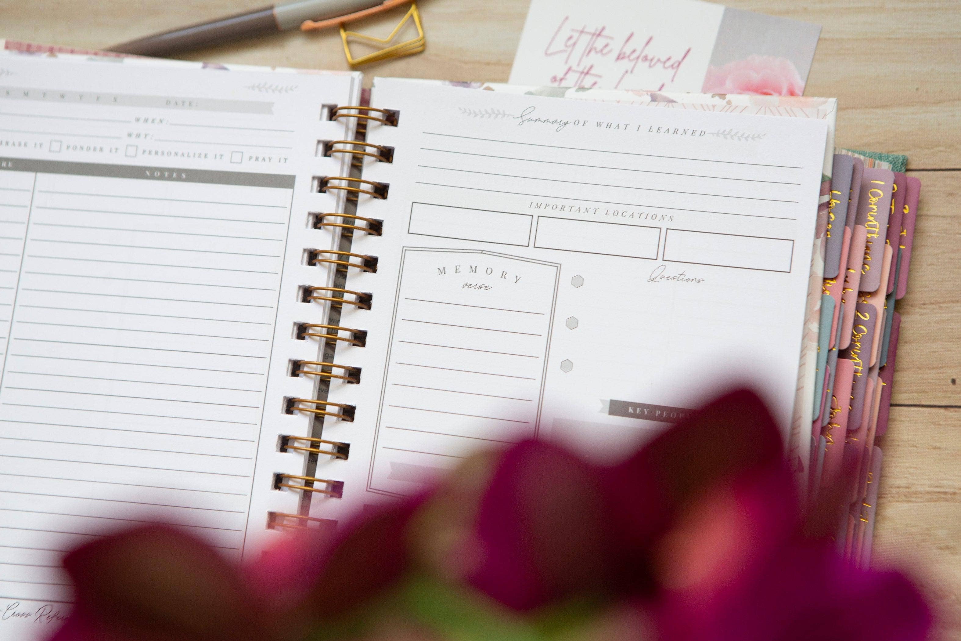 Verse Mapping Bible Study Journal | Christian Journal