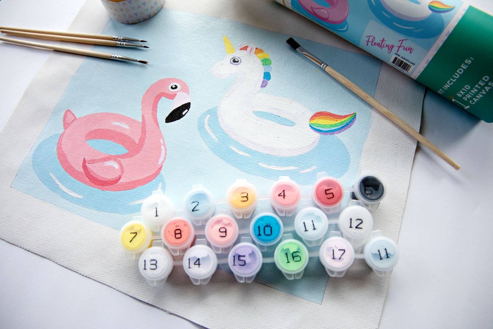 Floating Fun: Paint by Number