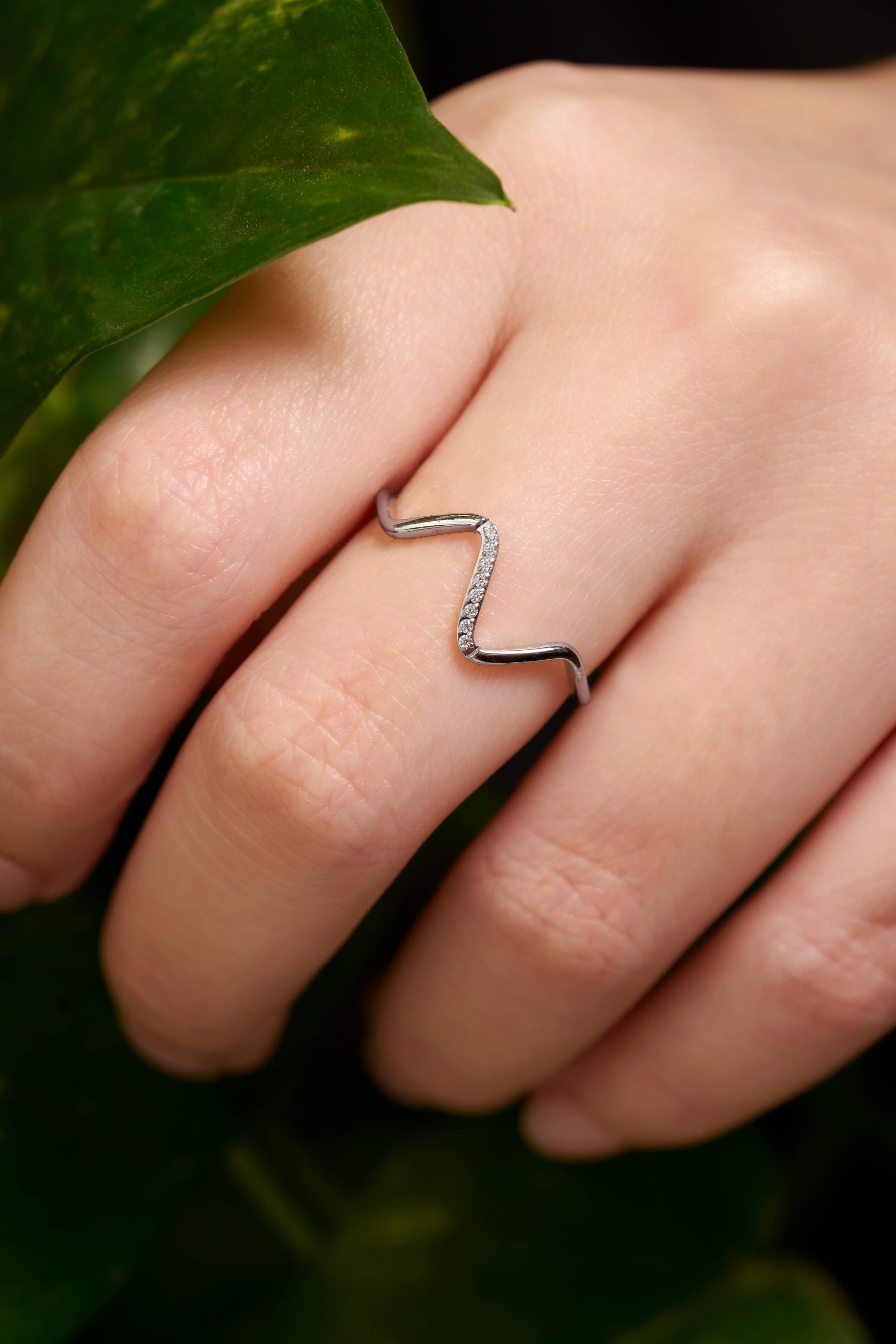 In the Mountains Ring - Stainless Steel