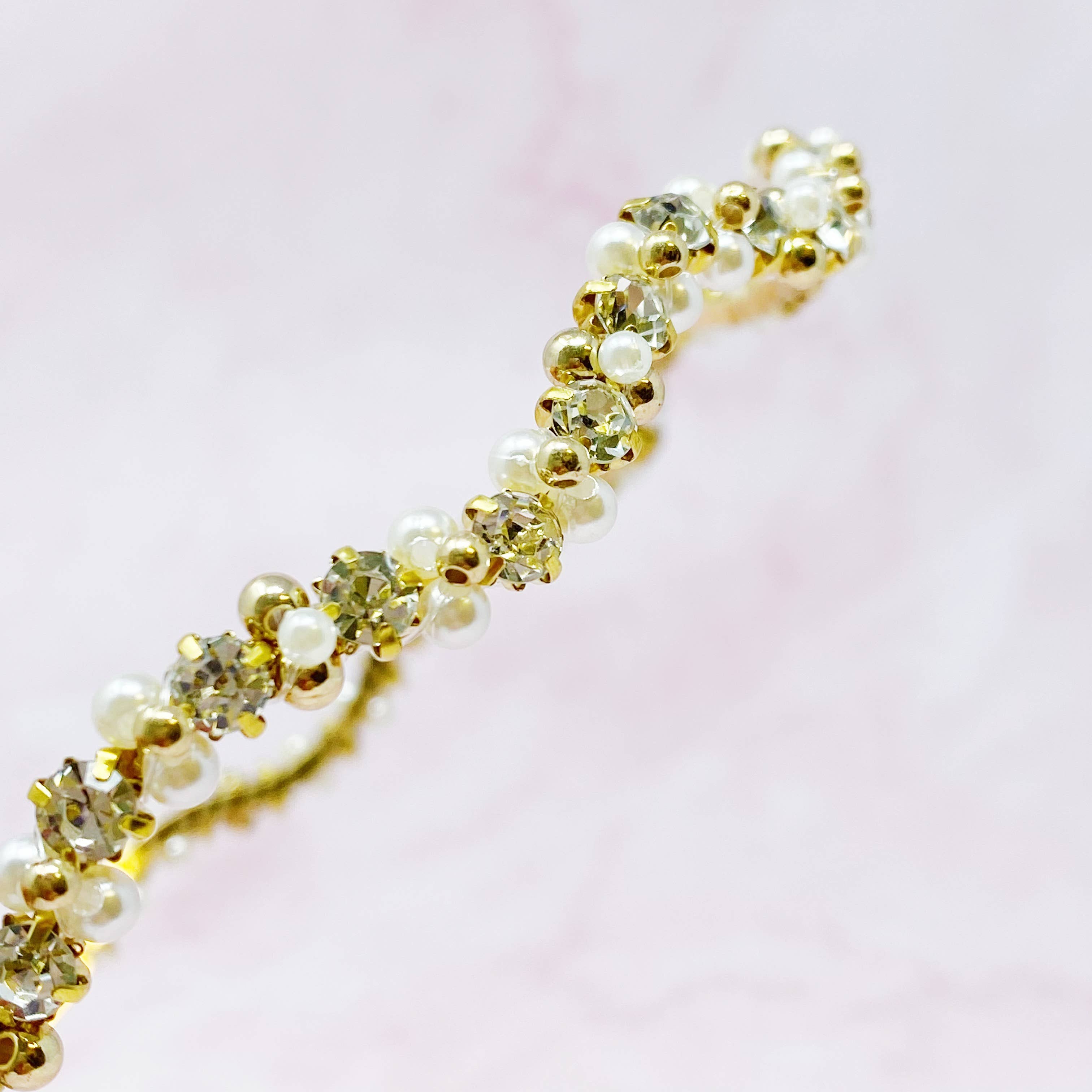 Pearl & Crystal Headband
