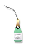 Champagne Air Freshener - Letters