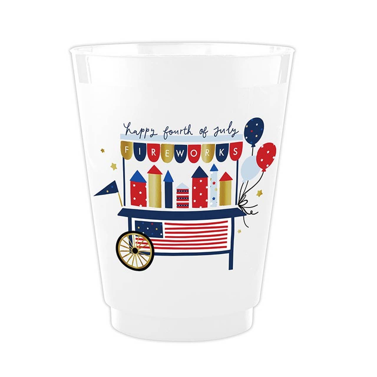 Frost Cups - Fireworks - set of 8